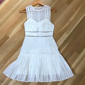 Beautiful white Self Portrait Dress